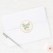 Écriture manuscrite Sticker rectangulaire RetroWed (Enveloppe)