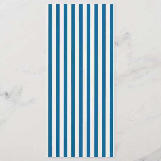 Écriture manuscrite Typographie Retro Mariage Menu (Dos)