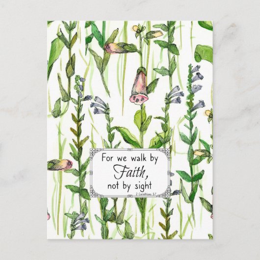 Écriture Marcher Par La Foi 2 Corinthians Carte de (Devant)