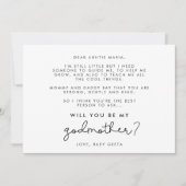 Écriture mignonne Seras-tu ma carte Godmère (Devant)