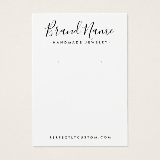 Écriture moderne ajouter le logo carte d'affichage (Devant)