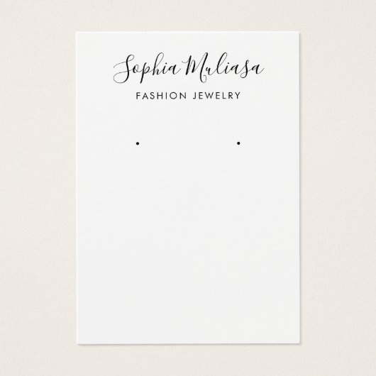 Écriture moderne ajouter le logo carte d'affichage (Devant)