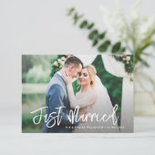 écriture moderne mariage de script faire-part (Debout devant)