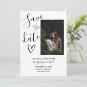Écriture Moderne Save The Date (Debout devant)
