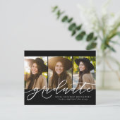 Écriture moderne trois invitation de graduation ph (Debout devant)