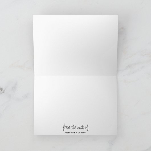 Écriture monogramme Fleur sauvage chrétienne (Intérieur)