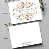 Écriture monogramme Fleur sauvage chrétienne