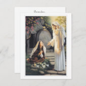 Écriture mots d'encouragement Carte (Devant / Derrière)