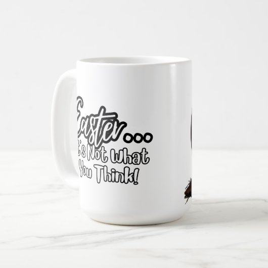 Écriture Mug Pâques (Devant gauche)