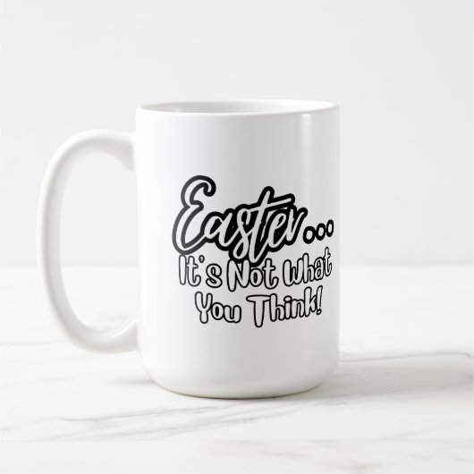 Écriture Mug Pâques (Gauche)