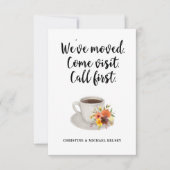 Écriture Nouvelle adresse résidentielle Faire-part (Devant)