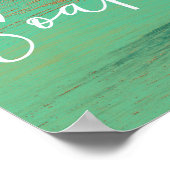 Ecriture or Soak Green Ecriture poster murale sall (Coin)