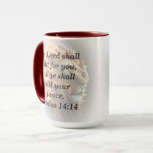 Écriture personnalisée Lion Arrière - plan Mug caf (Devant gauche)