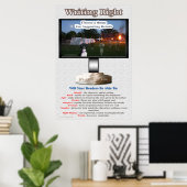 Écriture Poster droit (Bureau à domicile)