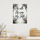 Ecriture Poster Jeremiah 29:11 (Cuisine)