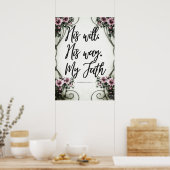 Ecriture Poster Jeremiah 29:11 (Cuisine)