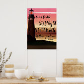 Écriture Poster Psaume 13:3 (Cuisine)