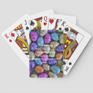 Écriture pour les cartes de jeu de Pâques