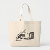 Écriture Sac fourre - tout main (Devant)