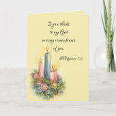 Écriture sainte de Merci de Noël de vacances (Devant)