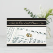 Écriture spirituelle chrétienne Faire-part de mari (Debout devant)