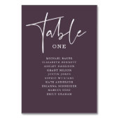 Écriture stylée | Carte de placement de table de m (Par défaut)