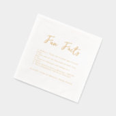 Écriture stylée | Mariage Faits amusants (Gauche)