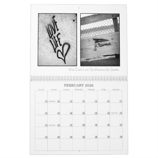 Ecriture sur le mur - Calendrier 2022 (Feb 2026)