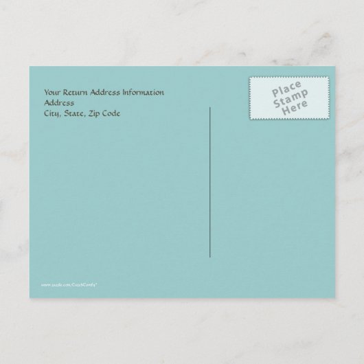 Écriture sur le sable de la plage Carte de sauvega (Dos)