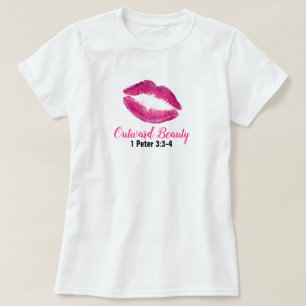 Ecriture - T-shirt Nano Hanes pour femmes