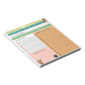 Écriture Tâche Quotidienne Bloc-Notes Ceci Est Le (Incliné)