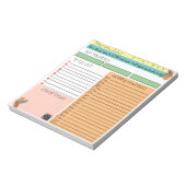 Écriture Tâche Quotidienne Bloc-Notes Ceci Est Le (Tourné)