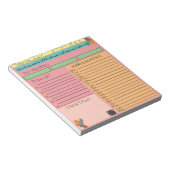 Écriture Tâche Quotidienne Bloc-Notes Ceci Est Le  (Incliné)