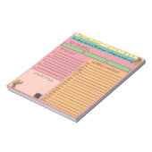 Écriture Tâche Quotidienne Bloc-Notes Ceci Est Le  (Tourné)