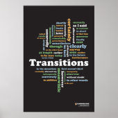 Écriture Transitions 24" x 36" Poster en classe (Devant)