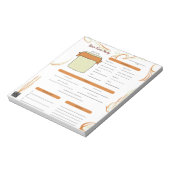Écriture Verset Étude Bloc-notes blanc (Tourné)