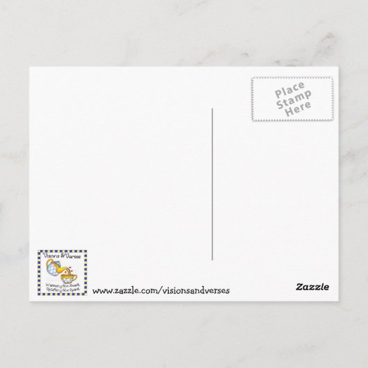 Écritures Carte postale Inspirative (Dos)