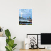 Écritures inspirantes affiche chrétienne (Bureau à domicile)