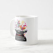 Écrivain au travail Mug NANOWRIMO (Devant gauche)