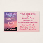 Écrivain Auteur Promotion Livre Couverture Rose Bl (Devant)