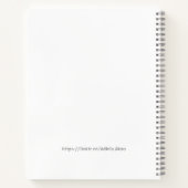 ÉCRIVAIN Carnet Spiral par la poète Adiela Akoo (Dos)