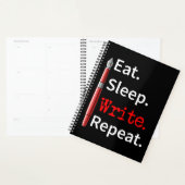 Ecrivain de répétition d'écriture du sommeil de l' (Devant avec enveloppe)