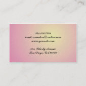 Écrivain indépendant - cartes de visite (Dos)