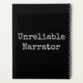 Écrivain - Narrateur peu fiable I (Dos)