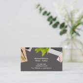 Écrivain professionnel Cartes de visite (Debout devant)