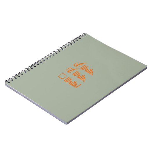 Écrivez, écrivez, écrivez ! Carnet (Côté gauche)