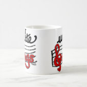 Écrivez la tasse de café de chansons (Centre)