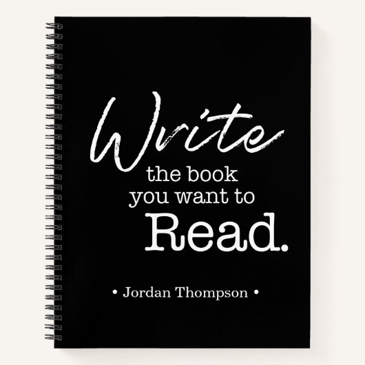 Écrivez le livre que vous voulez lire Citation per (Devant)