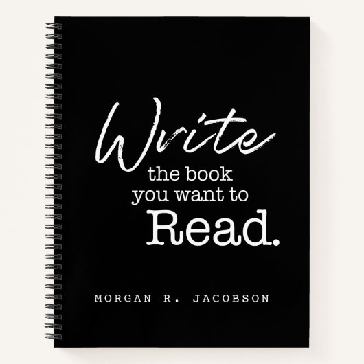 Écrivez le livre que vous voulez lire personnalisé (Devant)