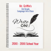 Écrivez ! | Planificateur de couverture rigide per (Devant)